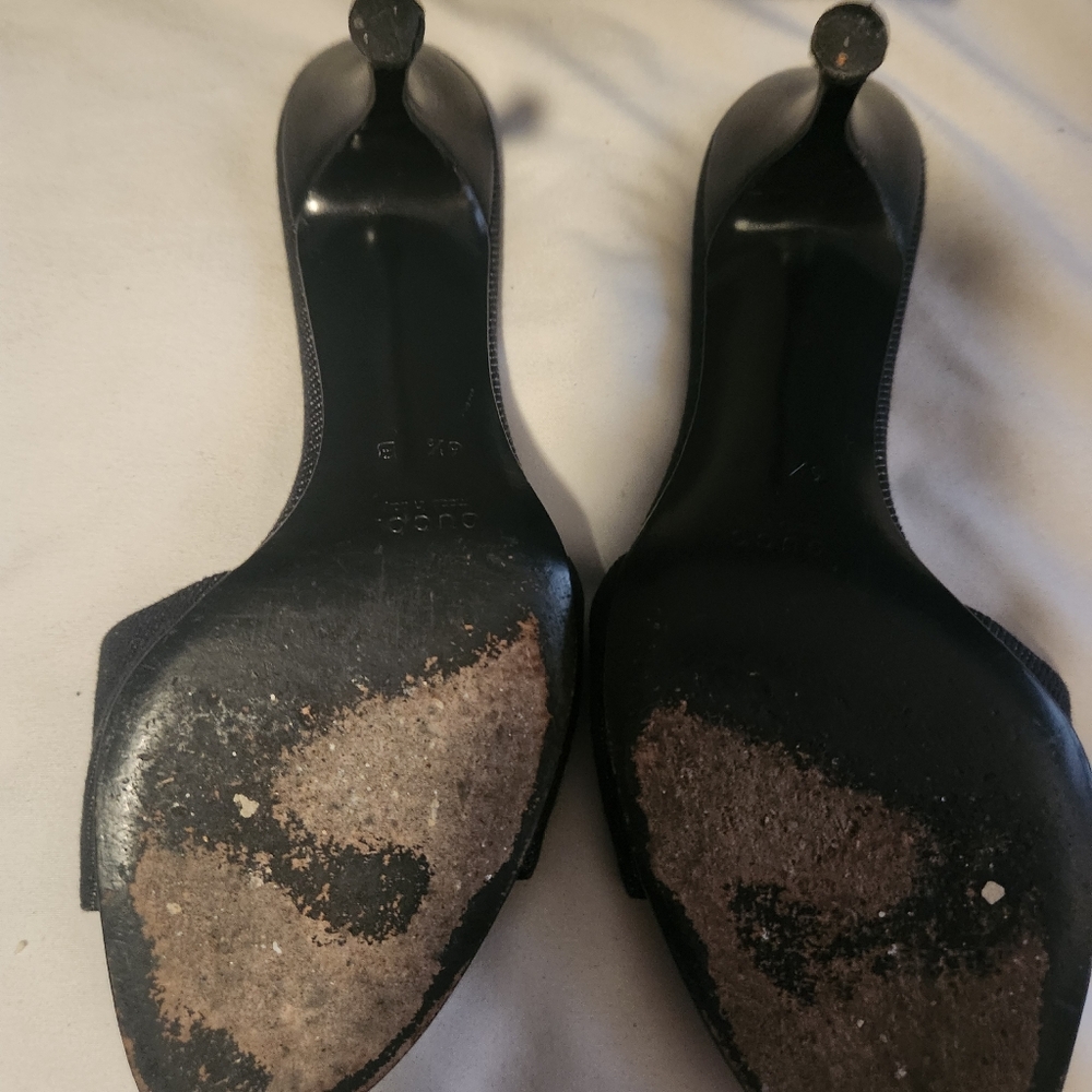 Gucci heels in black denim - Picture 3 of 5